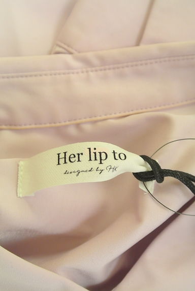 クリックで大画像表示 Her lip to(ハーリップトゥ)の古着「タックシャツワンピース(ワンピース・チュニック)」大画像6へ