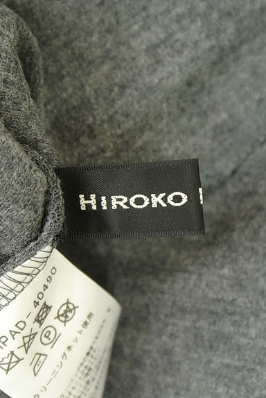 クリックで大画像表示 HIROKO KOSHINO(ヒロココシノ)の古着「オープンショルダーハイネックチュニック(ワンピース・チュニック)」大画像6へ