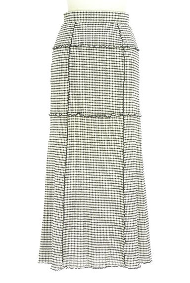 クリックで大画像表示 Snidel(スナイデル)の古着「ギンガムチェック柄ロングスカート(ロングスカート・マキシスカート)」大画像2へ