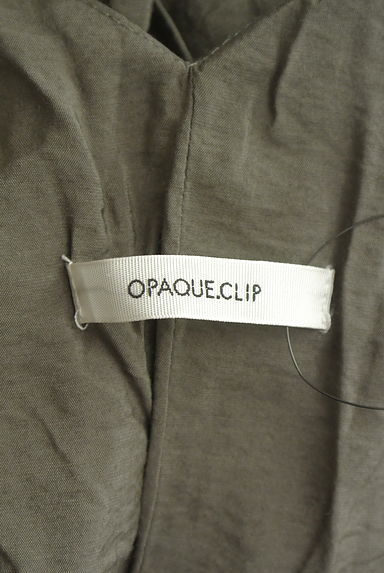 クリックで大画像表示 OPAQUE.CLIP(オペークドットクリップ)の古着「シワ加工ロングキャミワンピース(キャミワンピース)」大画像6へ