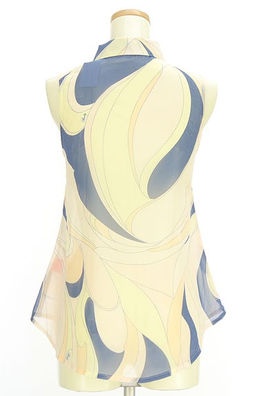 クリックで大画像表示 Rady(レディ)の古着「プット柄ノースリシフォンブラウス(ブラウス)」大画像2へ