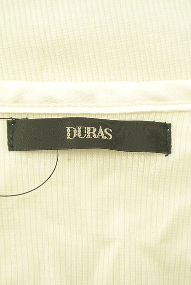 クリックで大画像表示 DURAS(デュラス)の古着「ティアードフリルフレンチスリーブリブカットソー(カットソー・プルオーバー)」大画像6へ