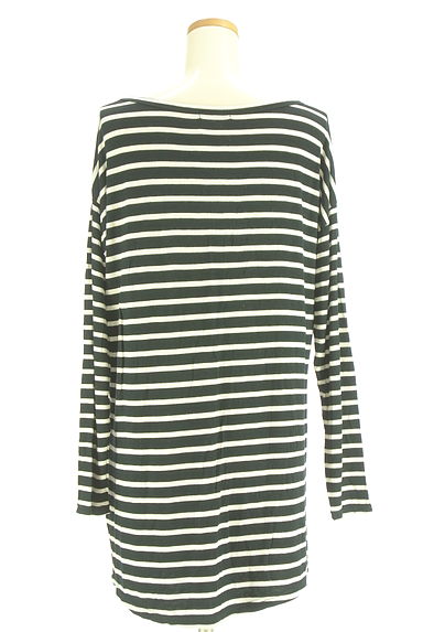 クリックで大画像表示 Re:EDIT(リエディ)の古着「ロング丈ボーダー柄ロンT(Tシャツ)」大画像2へ