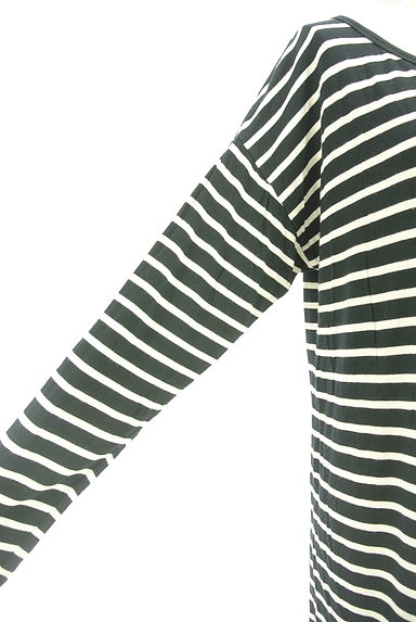 クリックで大画像表示 Re:EDIT(リエディ)の古着「ロング丈ボーダー柄ロンT(Tシャツ)」大画像5へ