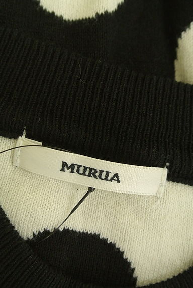クリックで大画像表示 MURUA(ムルーア)の古着「ドット柄ノースリニットトップス(ニット)」大画像6へ