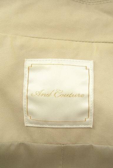 クリックで大画像表示 And Couture(アンドクチュール)の古着「ベルト付きロングトレンチコート(トレンチコート)」大画像6へ