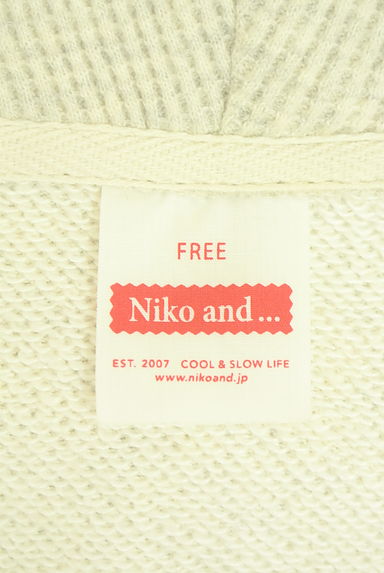 クリックで大画像表示 niko and...(ニコ アンド)の古着「2WAYフーディジップパーカー(スウェット・パーカー)」大画像6へ