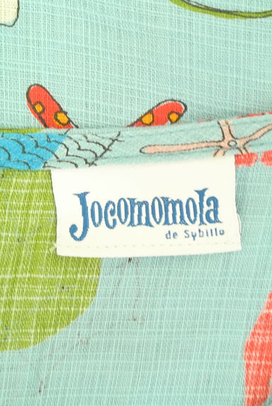 クリックで大画像表示 Jocomomola(ホコモモラ)の古着「海モチーフ柄半袖カットソー(カットソー・プルオーバー)」大画像6へ