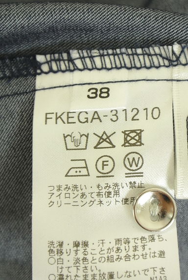 クリックで大画像表示 MK MICHEL KLEIN(エムケーミッシェルクラン)の古着「ベルト付きデニム調ロングシャツワンピース(ワンピース・チュニック)」大画像5へ