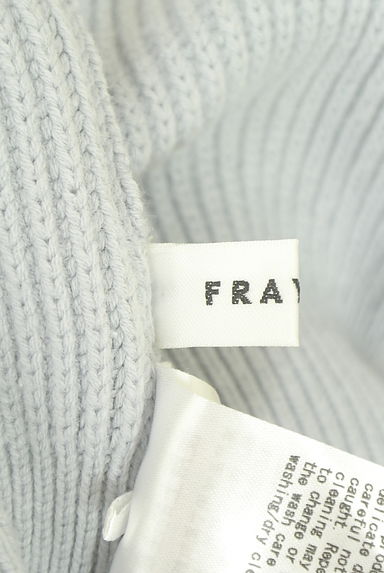 クリックで大画像表示 FRAY I.D(フレイアイディー)の古着「透かし編み刺繍レース切替モックネックニットトップス(ニット)」大画像6へ