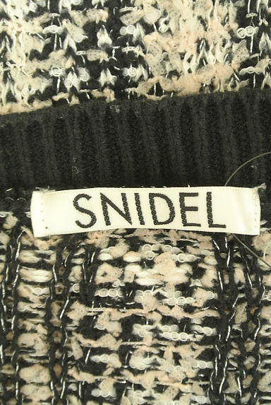 クリックで大画像表示 Snidel(スナイデル)の古着「ツイード編みニットカーディガン(カーディガン・ボレロ)」大画像6へ