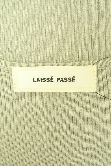 クリックで大画像表示 LAISSE PASSE(レッセパッセ)の古着「半袖フリル袖リブニットトップス(ニット)」大画像6へ