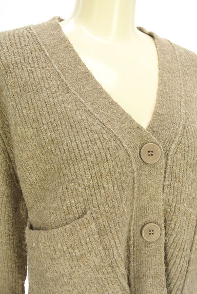 クリックで大画像表示 Mila Owen(ミラオーウェン)の古着「ポケット付きニットカーディガン(カーディガン・ボレロ)」大画像4へ