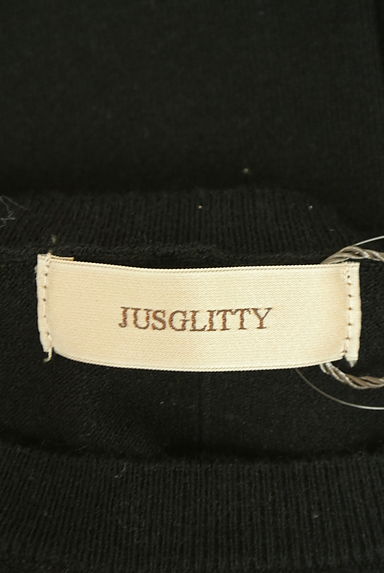 クリックで大画像表示 JUSGLITTY(ジャスグリッティー)の古着「バックスリット無地ニット(ニット)」大画像6へ