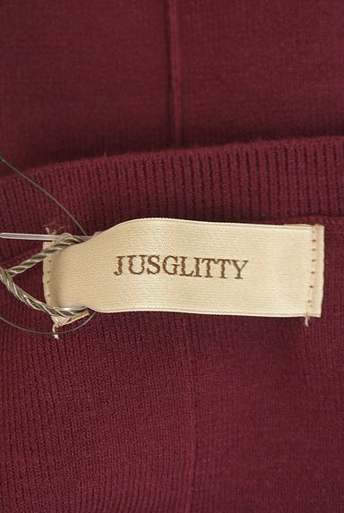 クリックで大画像表示 JUSGLITTY(ジャスグリッティー)の古着「チェーンアクセ付きノースリニット(ニット)」大画像6へ