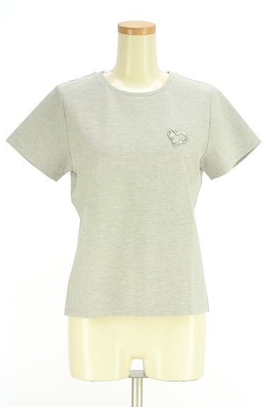 クリックで大画像表示 Apuweiser riche(アプワイザーリッシェ)の古着「ハートワンポイントTシャツ(Tシャツ)」大画像1へ